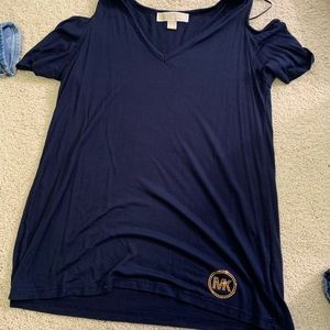 Mk cold shoulder top